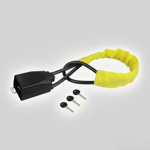 Verrou de volant dispositif verrouillage anti-vol universel avec 3 clés pour voiture SUV Van Golf Cart Truck ceinture sécurité