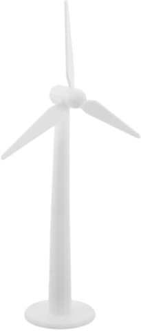 WRITWAA Maqueta de aerogenerador a Escala 1:150: Miniatura de Molino de Viento para maquetas de Edificios, micropaisajes, dioramas urbanos, de Trenes y recreaciones de Arquitectura Rural.