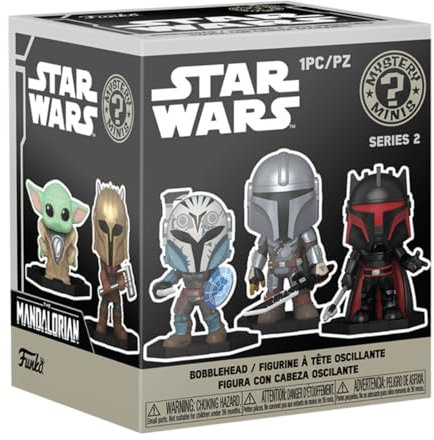 Funko Mystery Mini: The Mandalorian - Vinyl-Sammelfigur - Geschenkidee - Offizielle Handelswaren - Spielzeug Für Kinder und Erwachsene - TV Fans - Mini-Figur Für Sammler und Display
