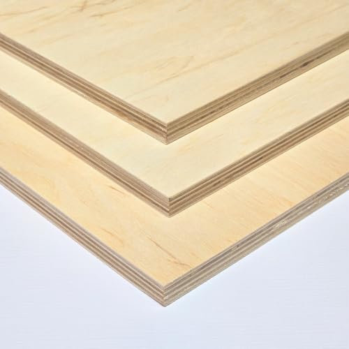 AtHaus® Placas de Contrachapado 12  mm | Tableros Multiplex | Placas de Madera | Cortes Disponibles: 30x10 cm