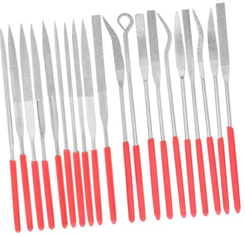 CANIGHT 20stücke Teiliges Set -nadelfeilen Mit Gummigriff Für Präzises Schärfen Von Und Handliche Mini-dateien Für Heimwerker Und Langlebig Und Praktisch