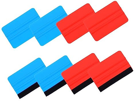 POPETPOP 8piezas para Aplicar Calcomanías y Películas De Vinilo De Doble Cara Herramienta De Squeegee para Vehículos y Decoración De