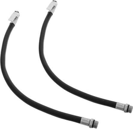 PENIKOKO 2 Piezas Cámara De Neumático Manguera De Extensión para Inflador De Neumáticos con Boquilla para Bicicletas y Vehículos Eléctricos Extensión De Manguera