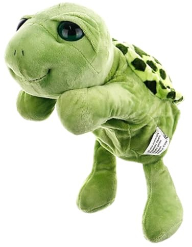 Cartoon Peluche Tortue Main Marionnette Multi Fonctionnel Décoratif Performance Prop Enfants préscolaire Jouet Animal Main Marionnette Animal Jouet en Peluche