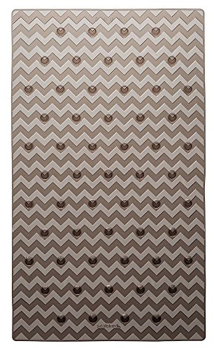 Sealskin Leisure Badewanneneinlage, Sicherheitseinlage für Dusche und Badewanne, Farbe: Grau, Größe: 70x40 cm