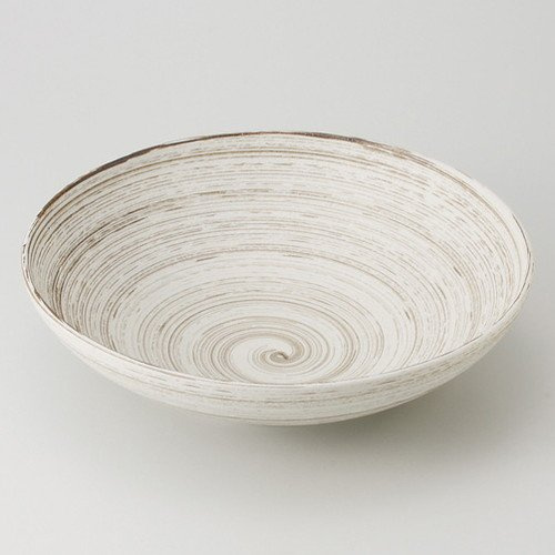 Rust Uzumaki Planting Pot, 11.2 x 3.0 inches (28.3 x 7.5 cm), 47.2 oz (1,260 g), Planting Bowl, Restaurant, Commercial Use, Restaurant