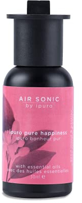 ipuro - puristisches pure happiness Duftöl für die AIR SONIC Geräte - Aroma Öl mit frischen & fruchtigen Noten - natürliche & ätherische Duftöle für die Wohnung - ätherisches Öl für Duft Diffuser 30ml