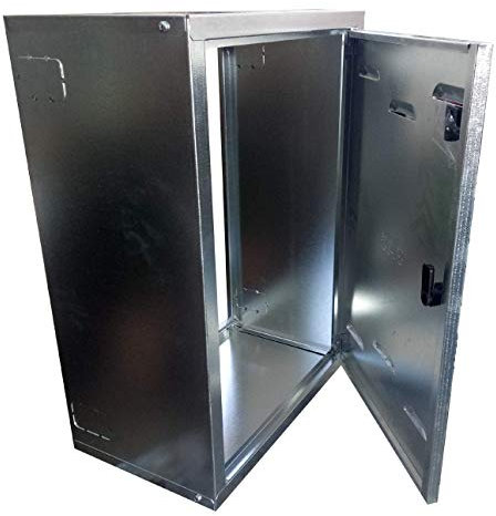 Cassetta contatore gas da montare fornita in kit di montaggio in acciaio zincato 6/10, varie misure (50 x 40 x 25)