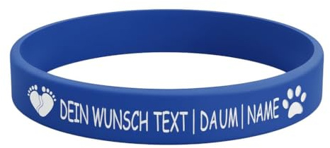 Temeite Kautschukband, 100% umweltfreundliches Silikonmaterial, Modisch und Design, Geeignet für alle Altersgruppen, Regenbogen-Silikonarmband, Personalisiertes Armband (Farbe: Weiß)