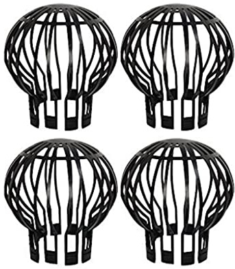 Voarge 4 Pack Gutter Guard, Pipe Filter, Leaf Gutter Sieve, rain Pipe Protection, for Stopping blockages, Leaves and Dirt for The Garden
