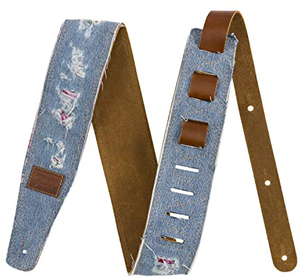 Fender Wrangler genieteter Denim-Gitarrengurt