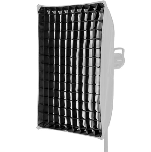 Jorixxy 60x90cm / 24x36 Rectangle Strip Softbox Honeycomb Grid （Grid Only）