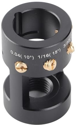 Afilador de Electrodos,Afilador de Soldadura TIG Universal,Herramienta Liviana con 4 Muelas Abrasivas,Construcción de Aleación de Aluminio de 3 ángulos,Fácil de Usar para