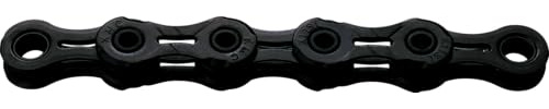 Fahrrad Kette, KMC Fahrradkette, DLC11 WAXED schwarz, 1/2 x 11/128, 118 Glieder, 11-fach, leicht, schwarz