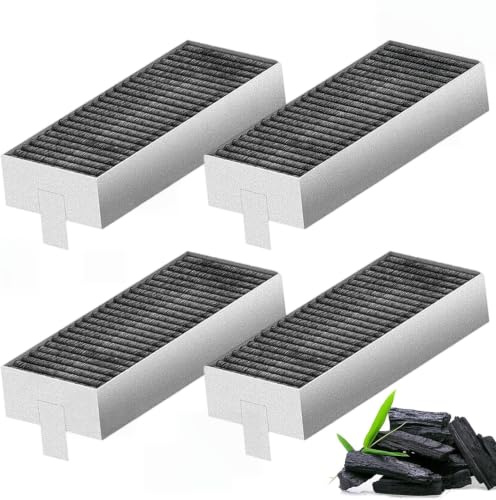 Gloryit 4 pezzi Filtro ai Carboni Attivi per Cappa per Cappa Aspirante Siemens HZ9VRCR0 17004796 / Bosch HEZ9VRCR0 17004805 / Neff Z821VR0 17004806 / Gaggenau CA282111 / Constructa CZ9VRCR0