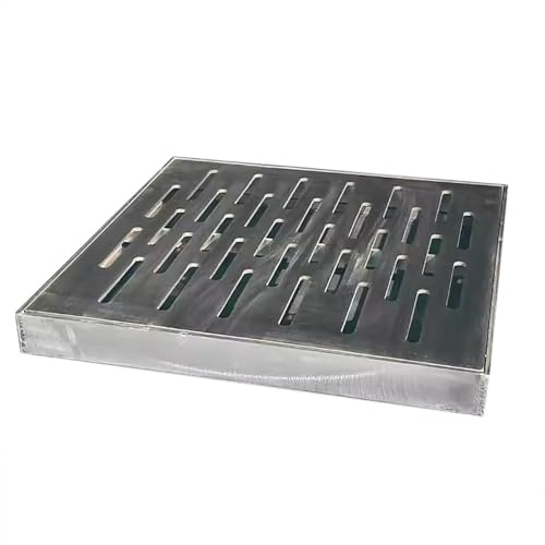 Robusto sistema di drenaggio quadrato per cortile e vialetto, 20/30/40 cm, filtro per grondaie, kit di copertura durevole (20 x 20 x 3 cm)