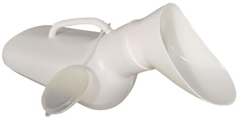 SUPVOX Female Urinal Bottle Reusable Women Pee Container Portable Urinal for Women Wide Mouth Washable Urine Bottle for Car Travel Camping Hospital Elderly Care