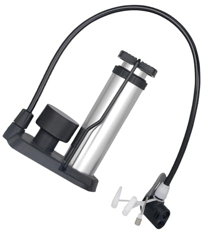HUAJINGKEJI Biciclette multiuso Pompe ad aria Piccole Pompe a pedale ad alta pressione Portatile Gonfiatore per pneumatici Biciclette portatili Gonfiatore per pneumatici Piede