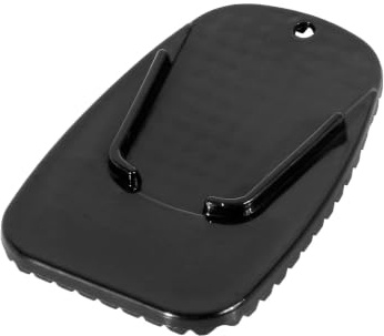 Motorcykelstativförstorare Universell Motorcykelsparkstativ Sidosparkdyna Stödplatta Parkeringsstativ Sidostödsförlängningsdyna(1pcs Black)