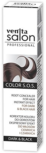 VENITA Professional COLOR S.O.S Haarfarbe Ansatzspray Anti- Grau Schwarz 75ml