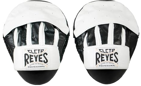 CLETO REYES Boxing Punching Mitts, Leather, Regular Curved