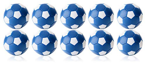 Robertson Winspeed Kickerball 35 mm 10er Set blau-weiß, farbecht, Abriebfest und langlebig, für Tischfußball und Tischkicker