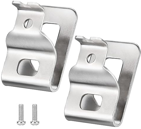 Gürtelclips für Dewalt Bohrer, Gürtelclip, Haken für Dewalt Bohrer, Werkzeugclips für Dewalt N268241, passend für 20 V Elektrowerkzeuge DCD980 DCD985, 2 Stück