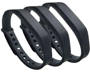 hecere RFID 13.56mhz Silicone Wristband/Bracelet uid Changeable sector0 block0 rewritable(3pcs uid IC Bracelet)