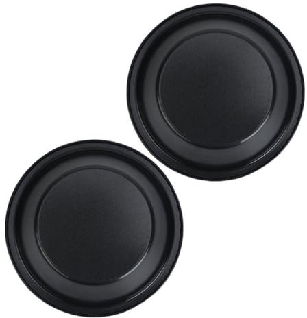 ABOOFAN DIY Baking Tray Mold 2pcs Round Carbon Steel Cake Pans Non-Stick Baking Sheets Easy to Clean Perfect for Kitchen