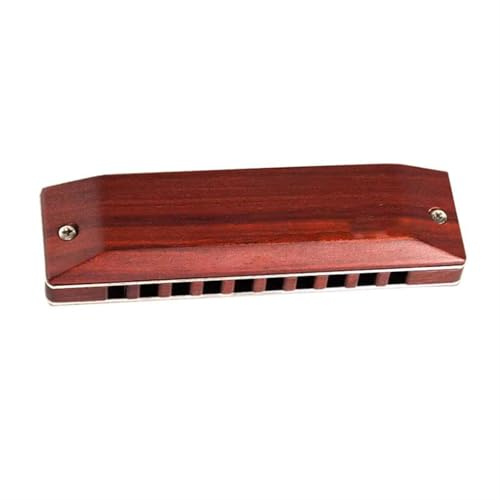 Mundharmonika Diatonische Mundharmonika 10 Löcher Mundharmonika Blues Harp Professionelle Armonica Instrumentos Musikinstrumente(Red-C)