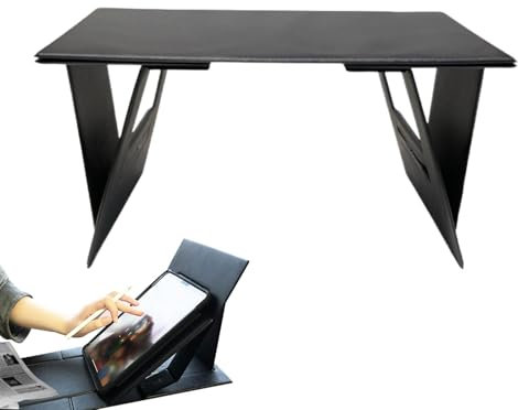 Générique Portable Laptop Stand, Foldable Desktop Mount, Tablet Holder Dock Holders 17.72x9.84in, Laptop Desk Mount, Adjustable Height Design for Work Study Reading