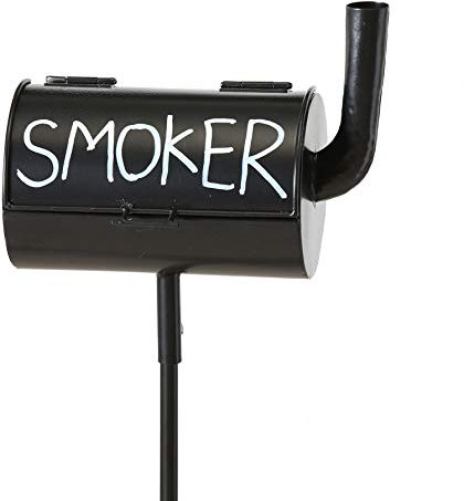 Spetebo Aschenbecher Smoker mit Erdspieß - 115 cm - Ascher Stehascher Standaschenbecher Sturmaschenbecher