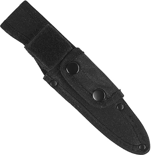 XYJ Universal Knife Sheath Oxford Cloth Camping Knives Sleeves Case Edge Guards Blade Protectors (Black, 5.5 * 2 inch)
