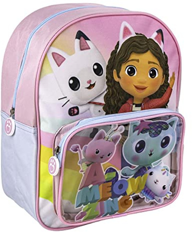 CERDÁ LIFE'S LITTLE MOMENTS Gabby's Dollhouse skolryggsäck, unisex barnväska, flerfärgad, standard, Flerfärgad, Taglia unica