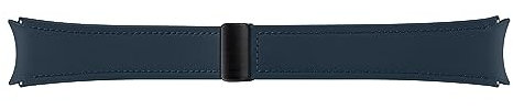 Samsung Galaxy Official D-Buckle Hybrid Eco-Leather Band (Wide, M/L) for Galaxy Watch, Indigo