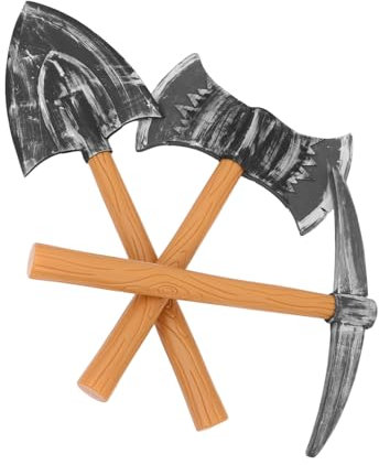 GETAJGHSD 3stücke Zwergenspitzhacke Modell Für Halloween-Party Requisiten Gefälschte Cosplay-äxte Retro Schaufel Spielzeug Für Kostüm-Performance