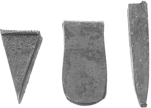 PAMINGONO 3pezzi Cunei Di Fissaggio Per Manici Di Accessori Pratici Per Riparazione e Installazione Include Cunei Conici Piatto Per Lavori Outdoor