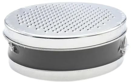 MagiDeal Râpe à Fromage avec récipient et Couvercle Râpe à Fruits et légumes Trancheuse à Main Facile à Utiliser Broyeur d'aliments pour Carottes, Citrons, Noir