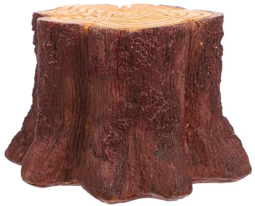 DIYEAH Lámpara LED de Tocón Artificial con Efecto Llama Parpadeante Luz Nocturna de Resina USB para Decoración de Escritorio Mesa y Ambiente Natural sin Riesgo de Fuego para Regalos y