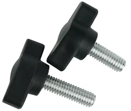 5 pz Viti ad alette Vite a mano Testa in plastica Maniglia a forma di Z avvolta con colla Bullone a farfalla M4 M5 M6(M4X12 5PCS)