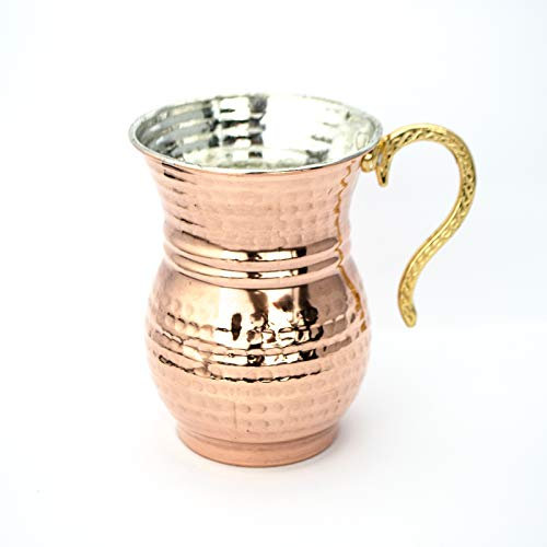 6 Stück Türkische Ayran Becher Tasse Handgemachte Kupfer Tasse Bakir Masraba Masrafa