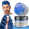 4,23 Unzen Blau Temporäre Haartönung, Blue Instant Hair Cream Mud, Natürliche Haarfarbe Frisur Pomade, Unisex Styling Haartone Wax, 120g Haar Wachs für Party Cosplay Halloween Weihnachten