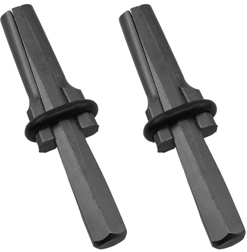 TAODAN Lot de 2 outils d'extension de pierre avec joints de bouchon, burin, marteau en forme de cale, outil de séparation manuelle pour béton et roche Convient pour minerai exposé 16 mm