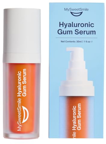 MySweetSmile Hyaluronic Gum Serum – Soothes Bleeding & Inflamed Gums – Hydrates & Strengthens For Long-Term Gum Health – Dentist-Approved – IndyBest Award-Winning Brand – Fresh Mint Flavour