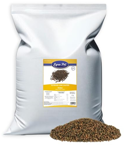Lyra Pet® 25 kg Wicken Futterwicken - Vogelfutter für Wildvögel | Reich an Proteinen & Kohlenhydraten - Nährstoffreiche, ganzjährige Energiequelle für Wildvögel - Ideal für Streufutter