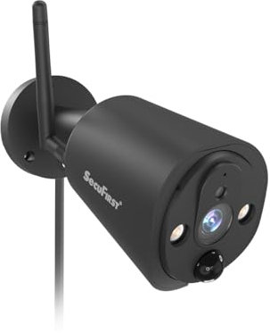 SecuFirst 2K Telecamera aggiuntiva per telecamere di sorveglianza Outdoor Set (CWL401S,CWL401S/2),funziona solo con il sistema di monitor OBSERVER HD+.