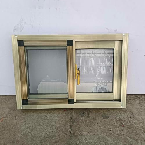 Vibeo Fenster Abschließbare Schuppenfenster, Hochleistungsschiebefenster für Garagen, Haushalts-Sturmfenster für Küche, Bad, Schlafzimmer, Kellerbeleuchtungsfenster(30x26in/76x66cm)