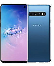 Samsung Galaxy S10 - Smartphone portable débloqué 4G (Ecran : 6,1 pouces - Dual SIM - 128GO - Android - Autre Version Européenne, Bleu