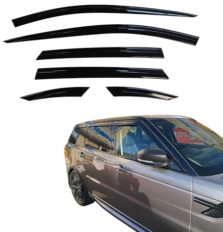 AUTO CLOVER Wind Deflectors Set for Range Rover Sport 2013-2022 (6 pieces)