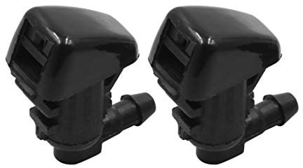 sourcing map 2 Stück Scheibenwaschdüsen Auto Vorne Scheibenwischer Waschdüsen Passend für 3mm/0.12 55079049AA